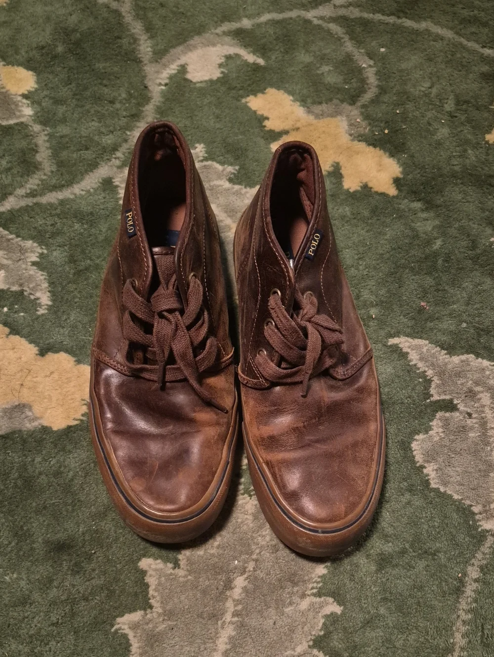 Polo by Ralph Lauren Brown Leather Chukka Boots